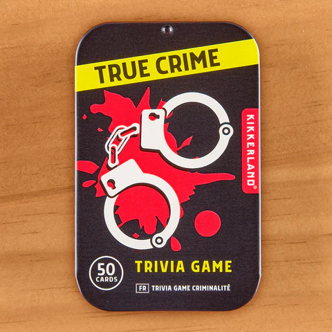 True Crime Trivia Cards