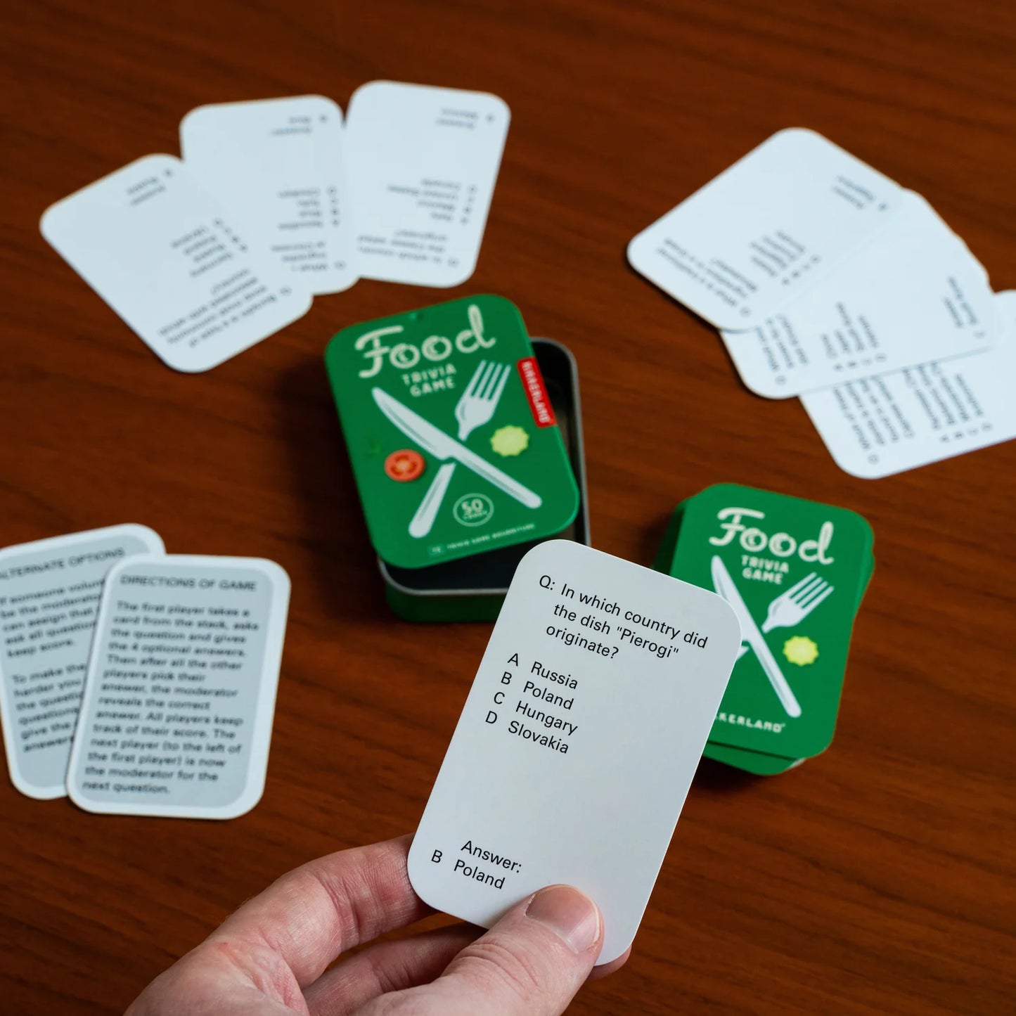 Food Trivia Cards