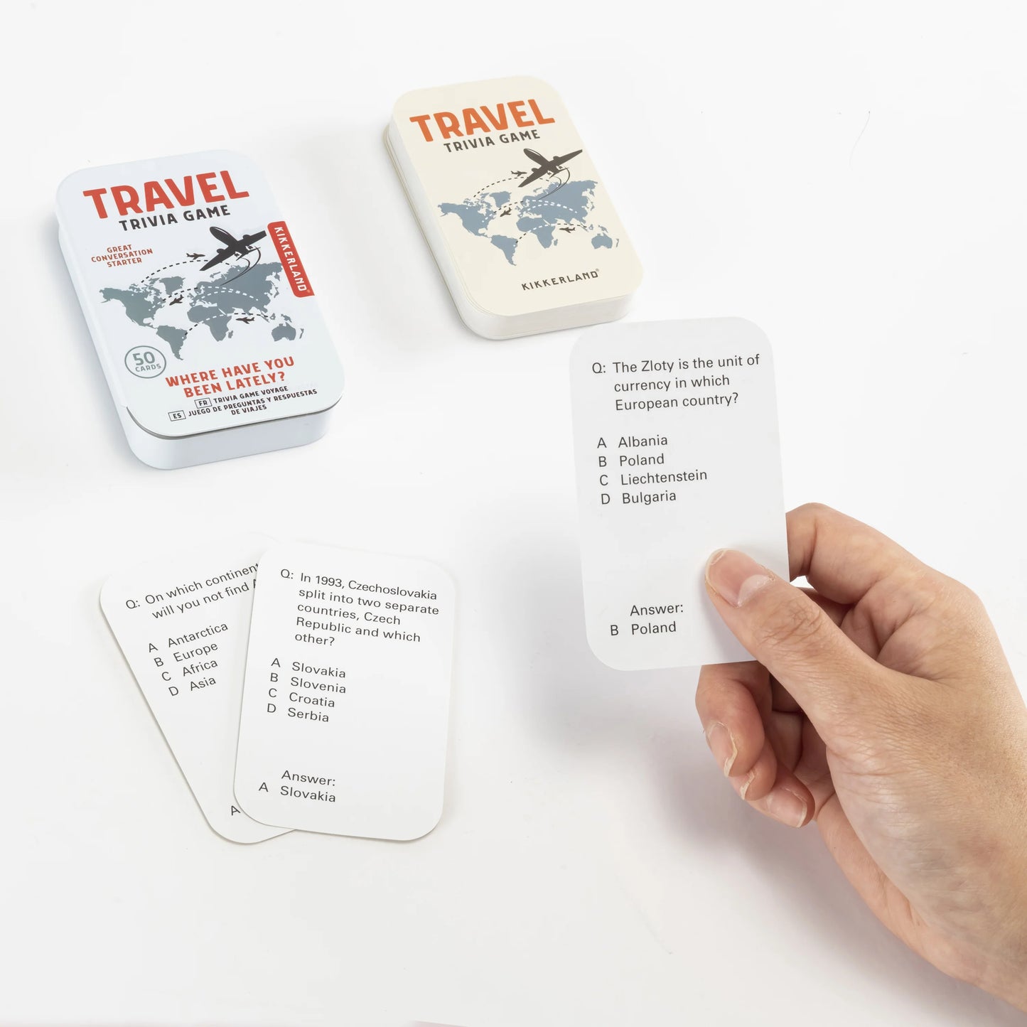 Travel Trivia Cards