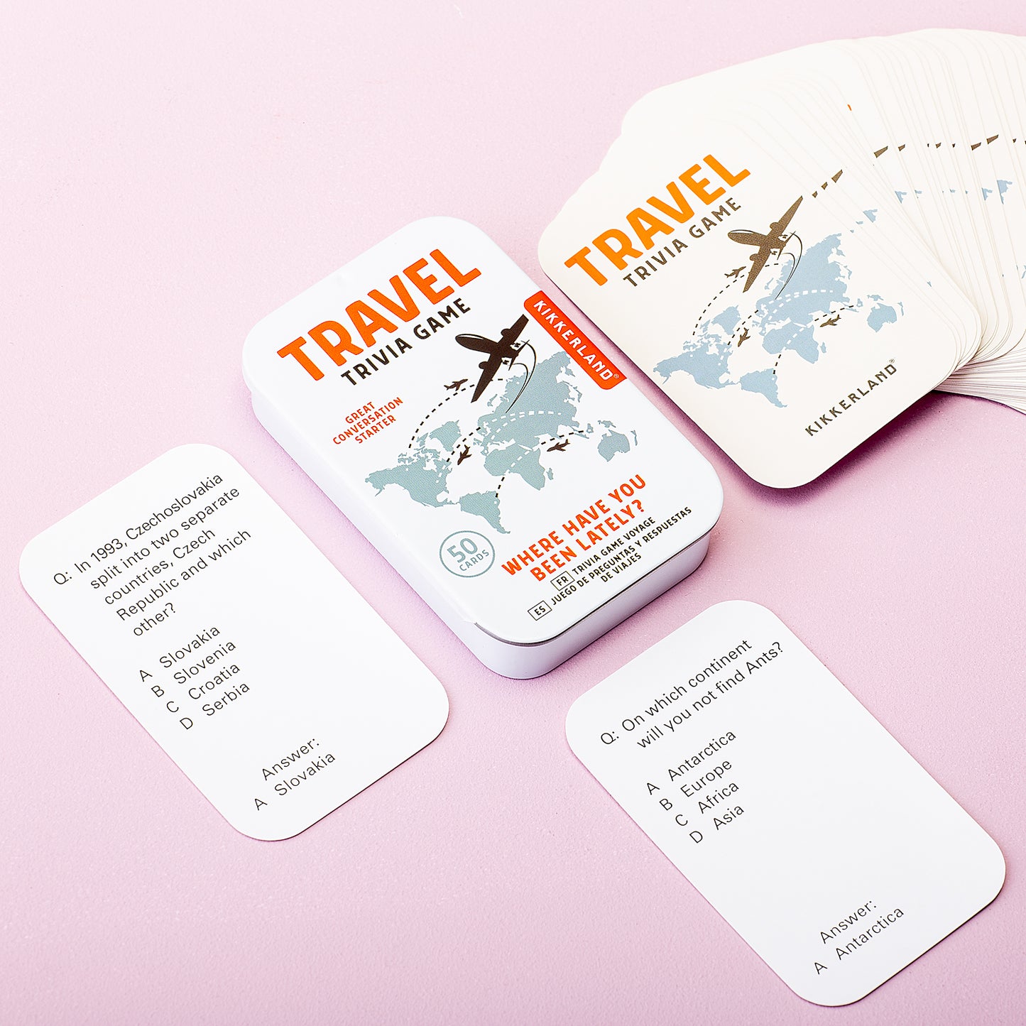 Travel Trivia Cards