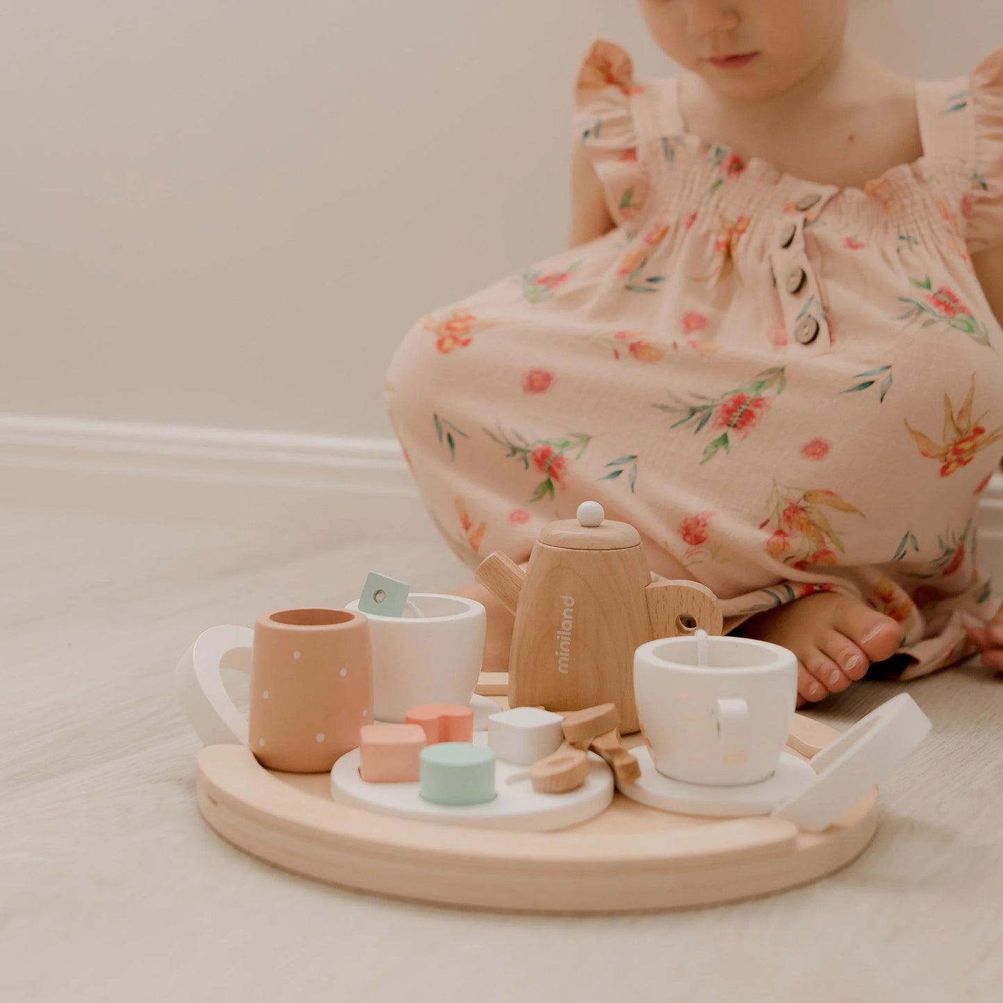 Wooden Tea Set