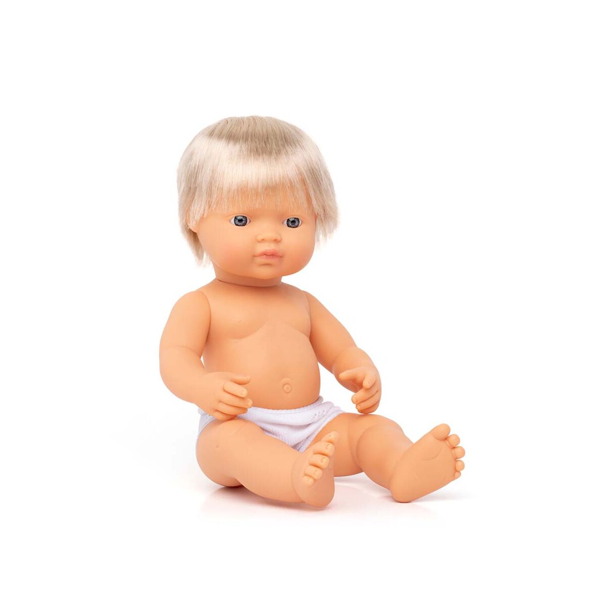 Caucasian Light Blonde Boy Doll (38cm)