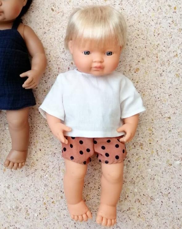 Caucasian Light Blonde Boy Doll (38cm)