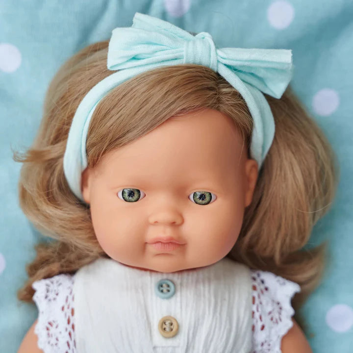Caucasian Dark Blonde Girl Doll (38cm)
