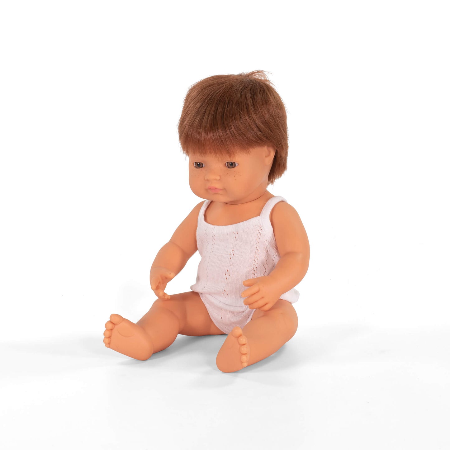 Caucasian Red-Haired Boy Doll (38cm)