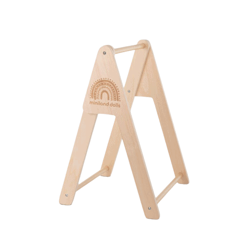 Wooden Dolls' Clothes Stand