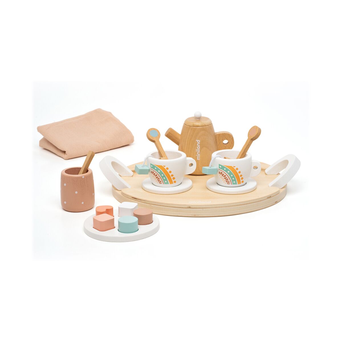 Wooden Tea Set