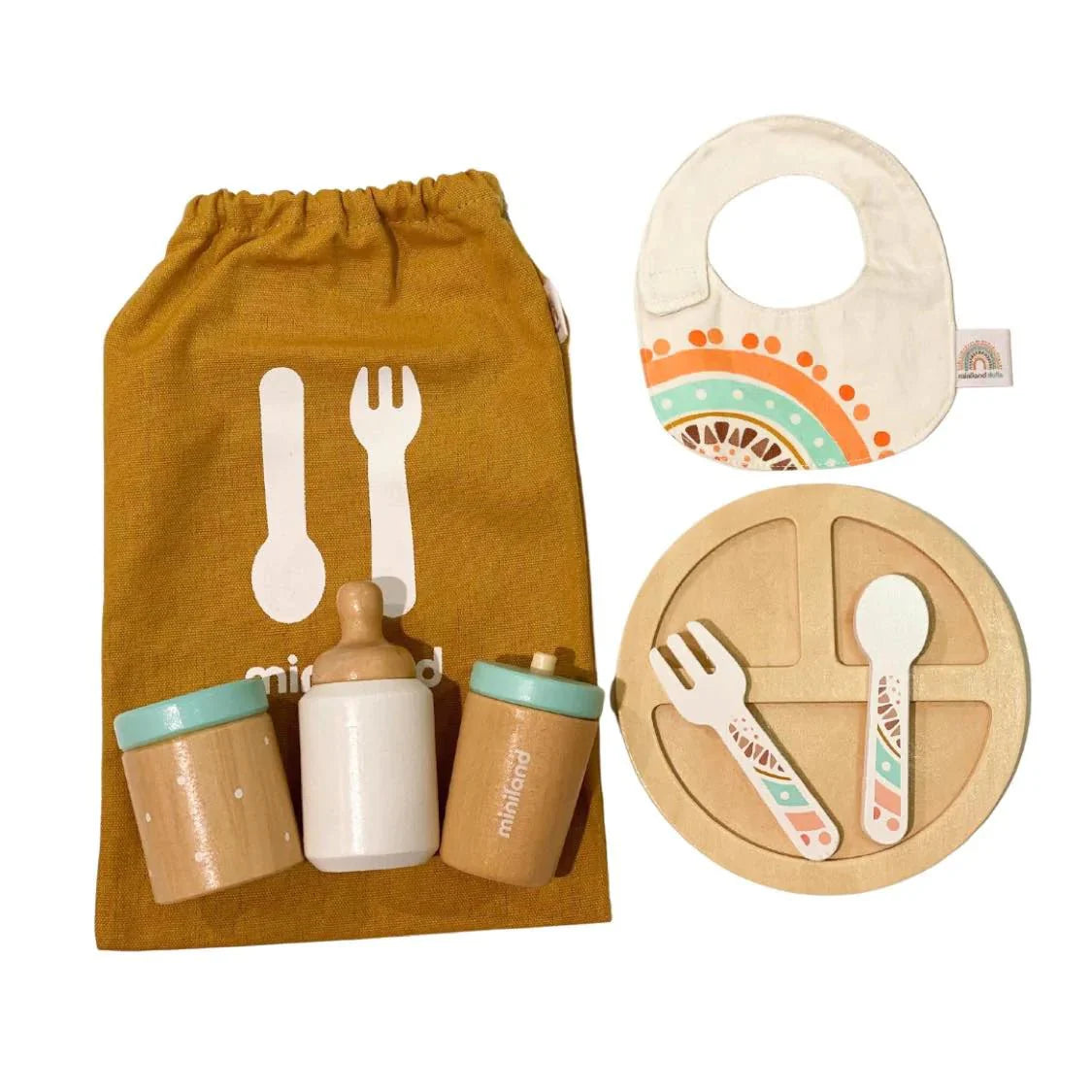 Wooden Feeding Play Set