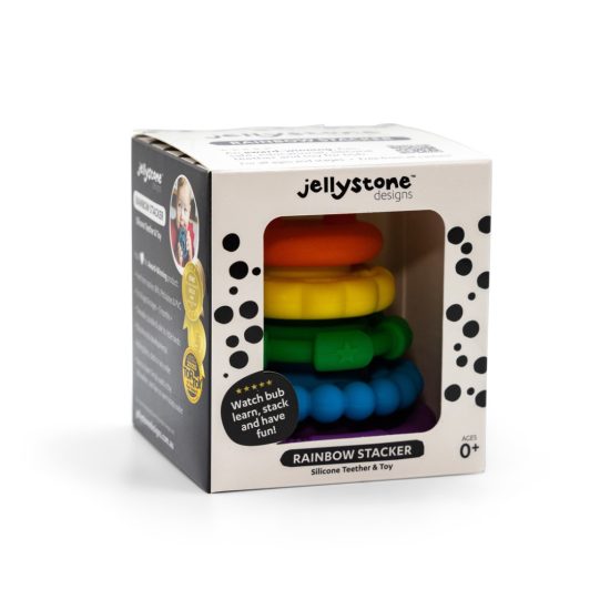 Rainbow Silicone Stacker & Teether