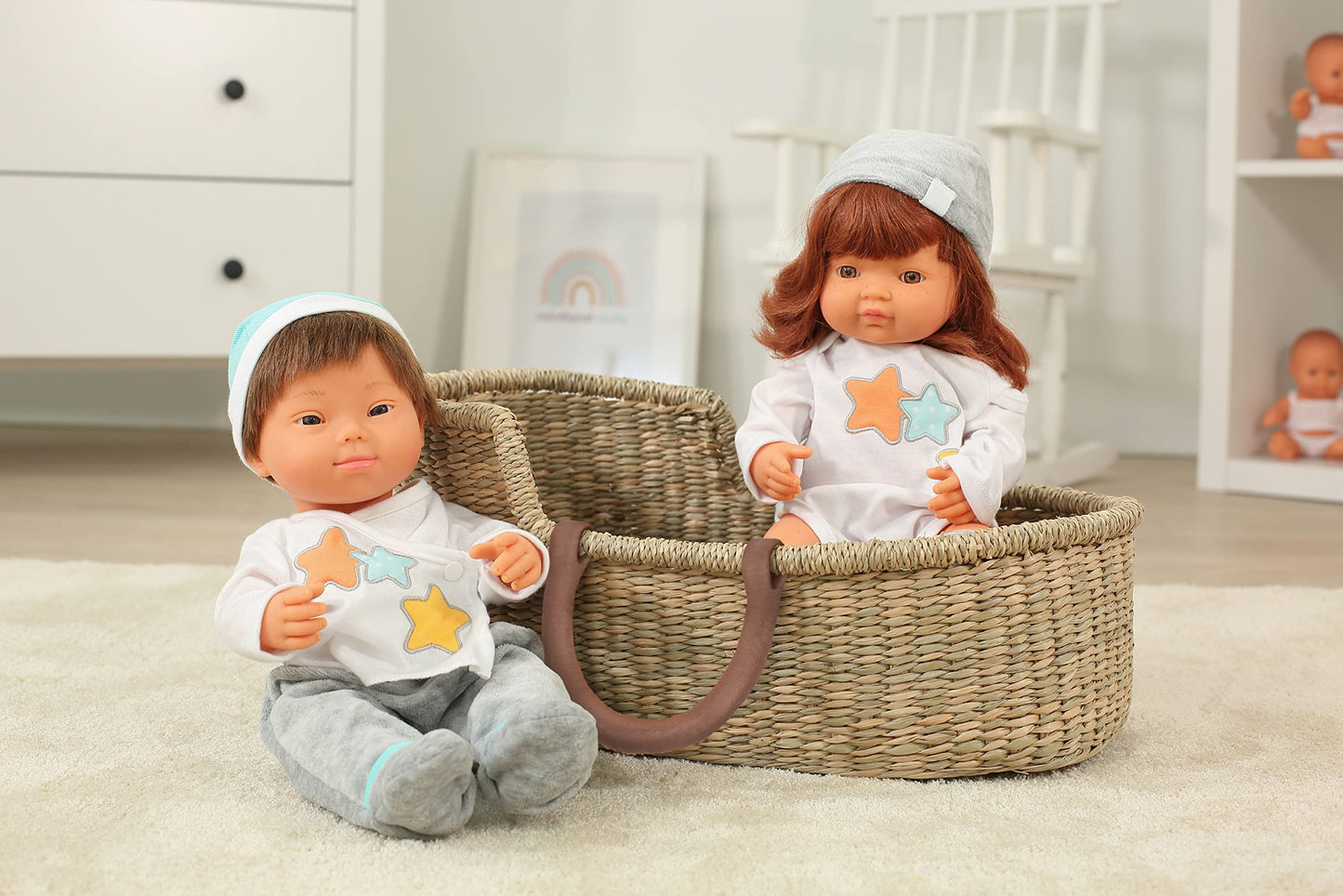 Winter Pajamas Set for 38cm Miniland Dolls