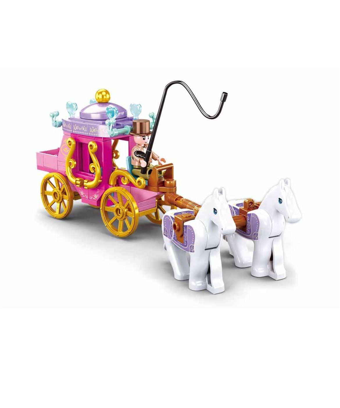 Horse Carriage Building Blocks Set (139 Pieces)