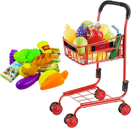 Kids’ Shopping Trolley & Groceries