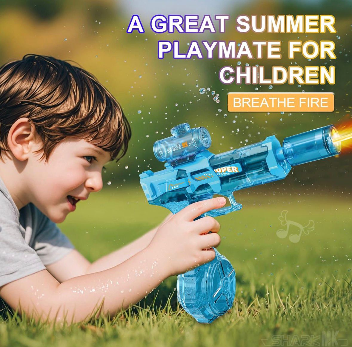 Electric Water Gun - Rechargeable High-Pressure Water Blaster