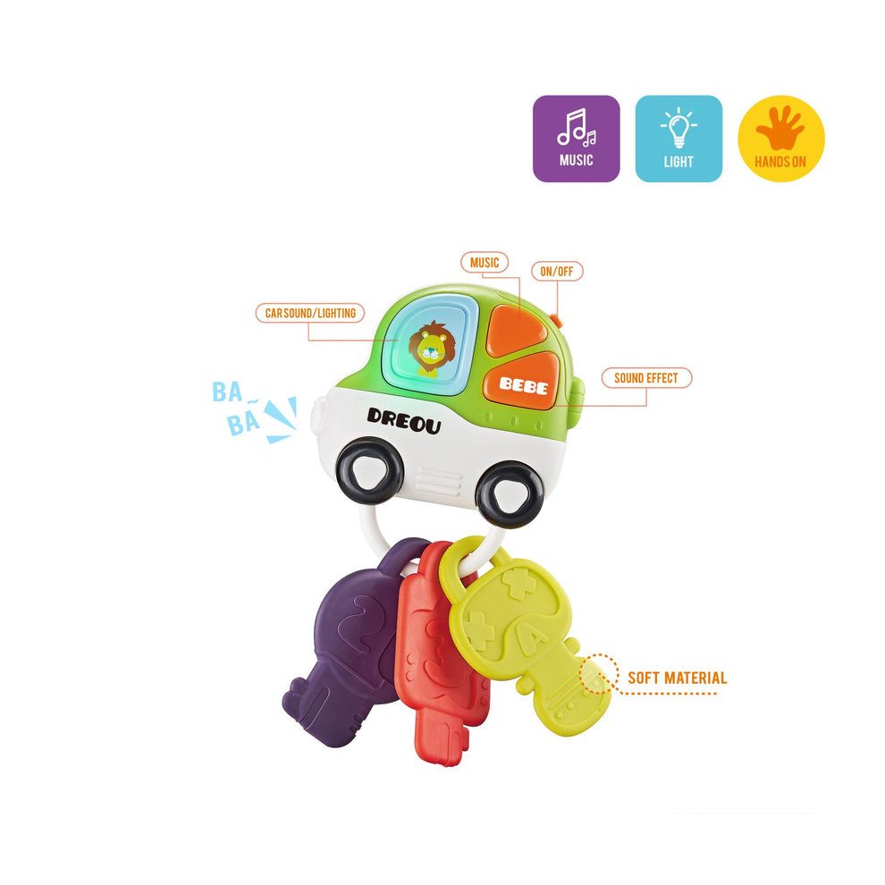 Musical Car Keychain Teether