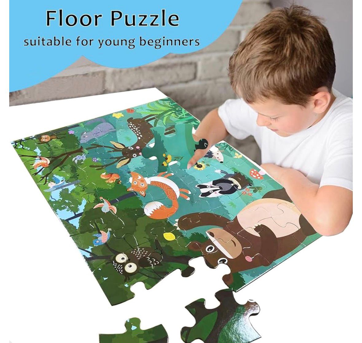 In The Forest Jumbo Floor Puzzle (35 Pieces)