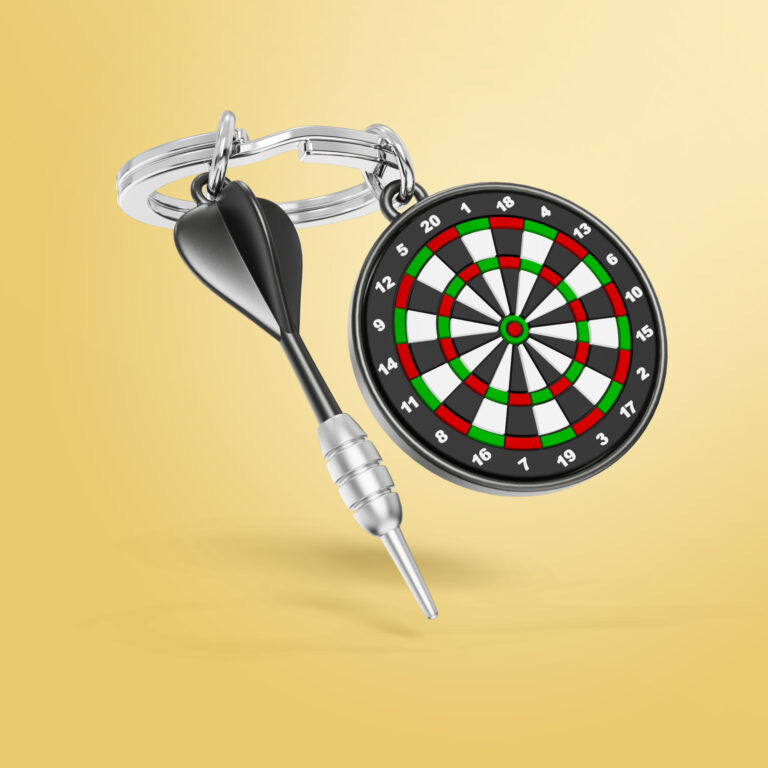 Stainless Steel Keyring - Darts