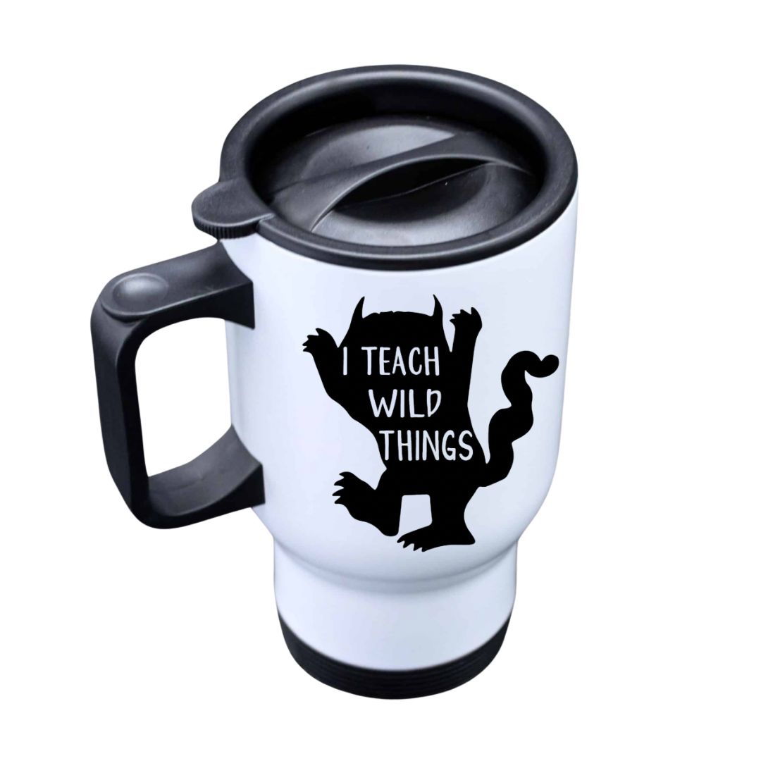 Personalised Teacher-Themed Stainless Steel Travel Mug