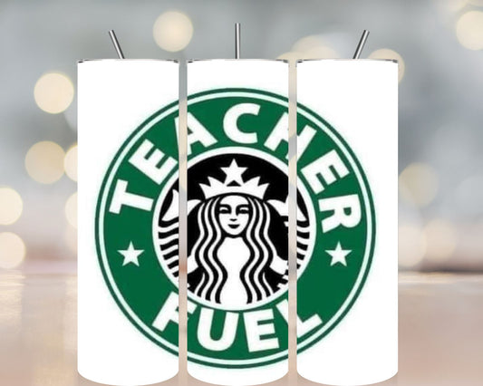 Personalised Stainless Steel Teacher-Themed Drinking Tumbler