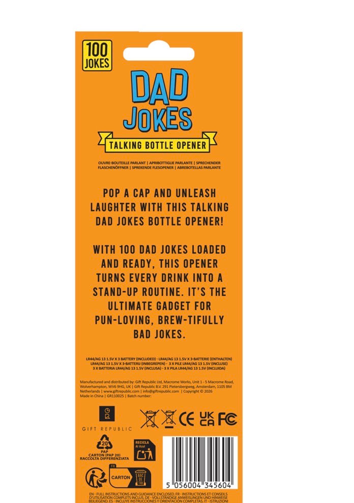 Dad Jokes - Talking Bottle Opener