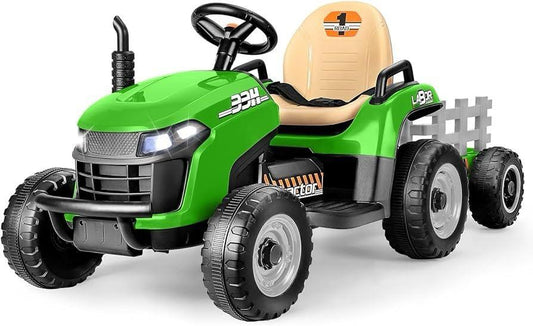 Kids Electric Ride On - Tractor & Trailer