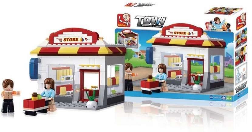 Supermarket Building Blocks Set (186 Piece)
