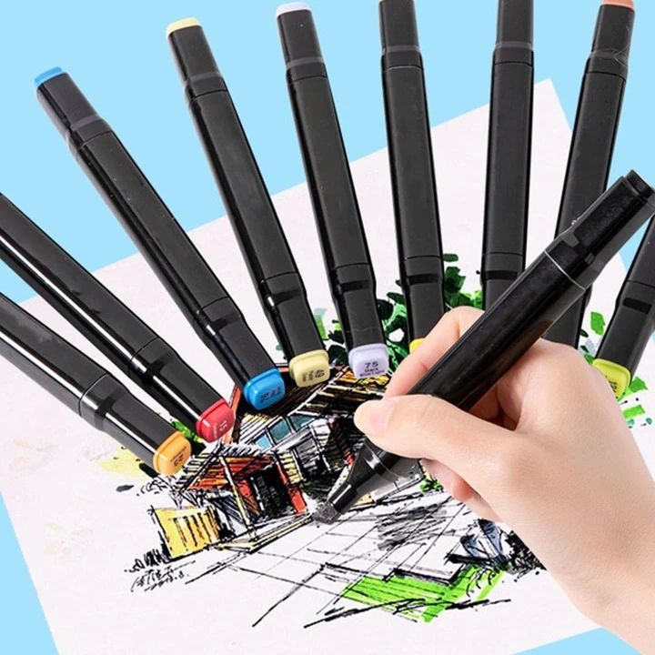 24 Piece Double-Sided Markers Set