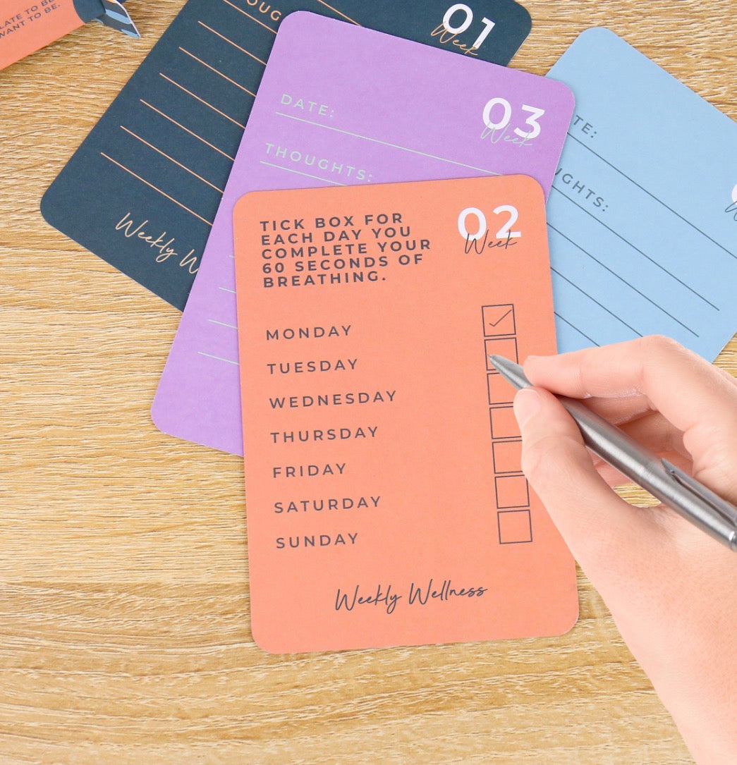 Mindfulness Weekly Wellness Cards