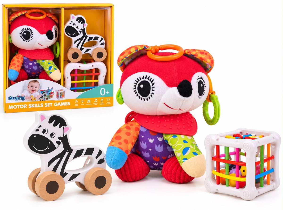 Baby Motor Skills Set (3 Piece Activity Toy Set)