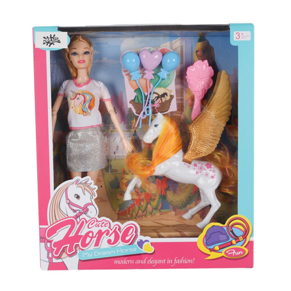 Toylife Dream Girl Doll with Horse