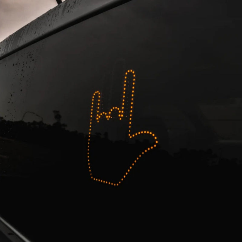 LED Illuminated Finger Car Light