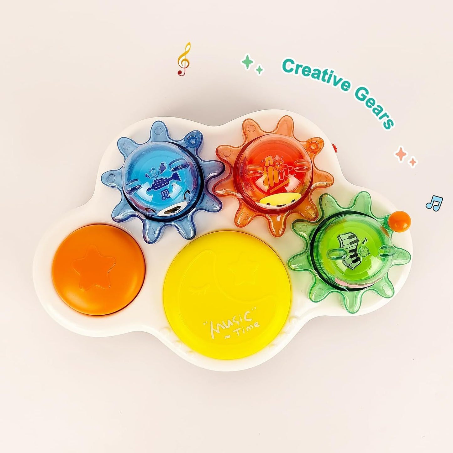 Interactive Musical Drum with Gears