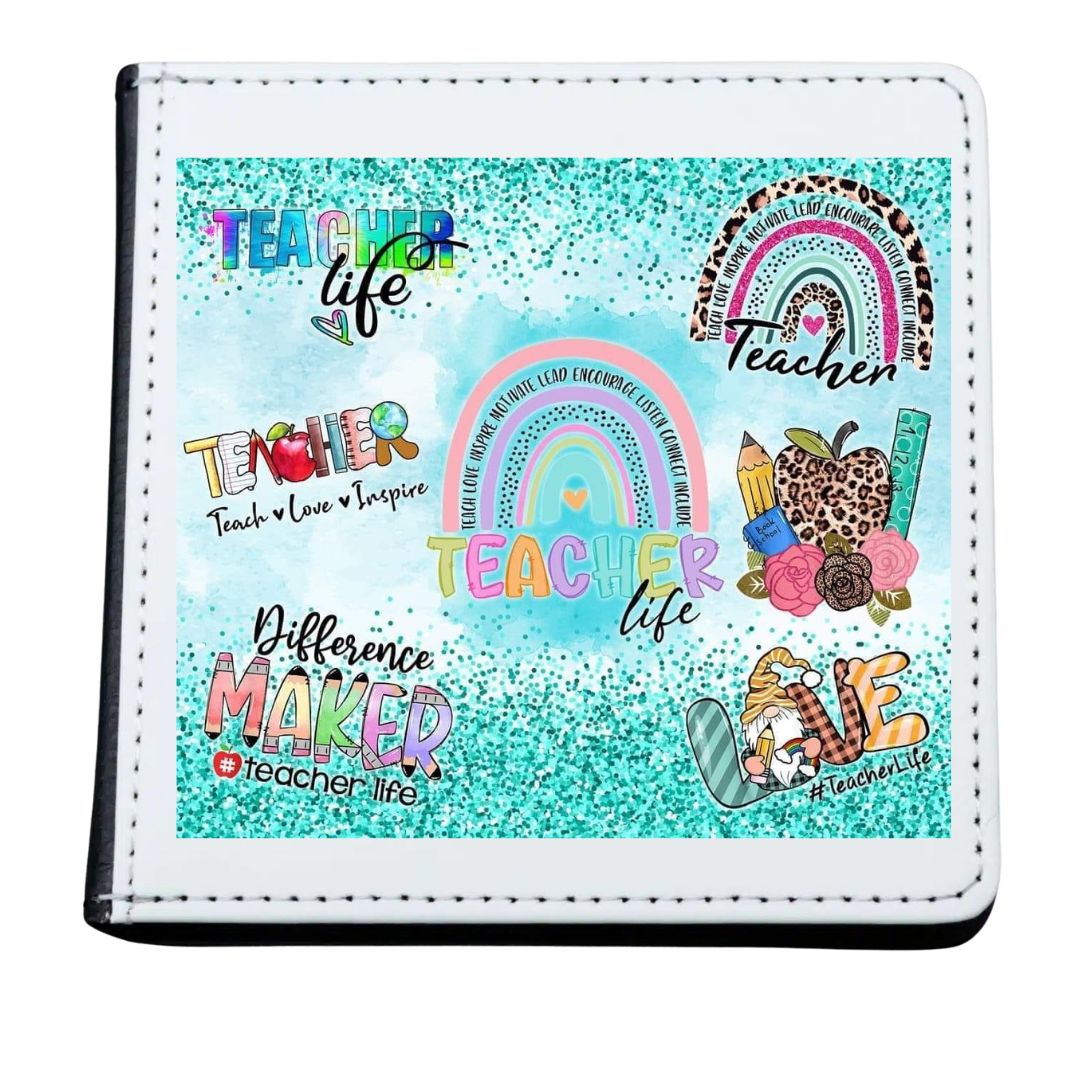 Personalised Faux Leather Notes Holder