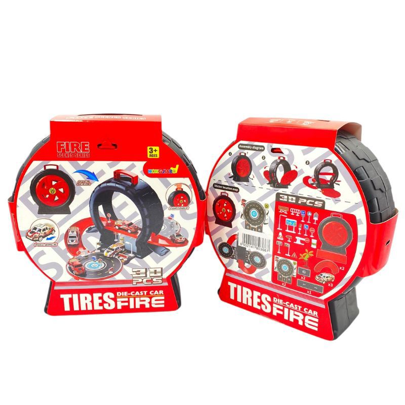 Fire Series Tyre Track Play Set