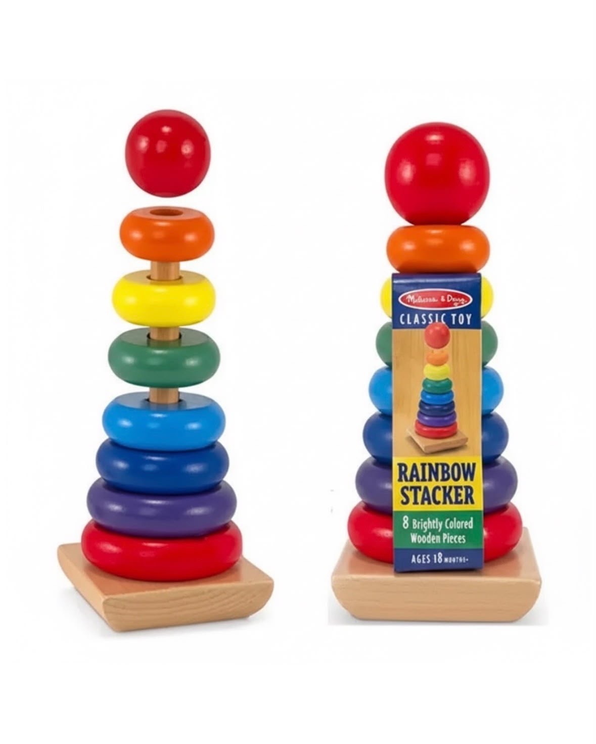 Wooden Rainbow Stacker