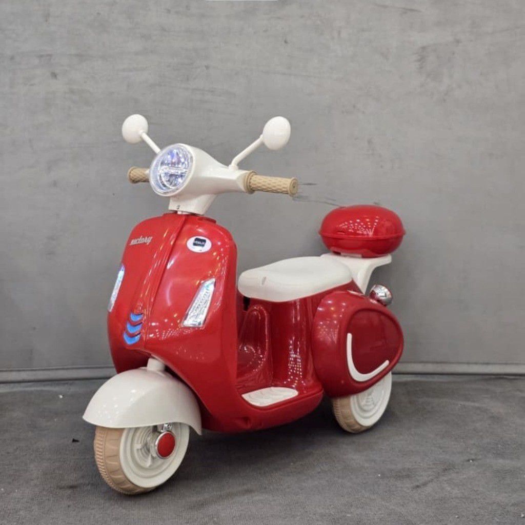 Kids Electric Ride On -  Mini Vespa Scooter