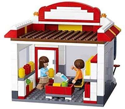 Supermarket Building Blocks Set (186 Piece)