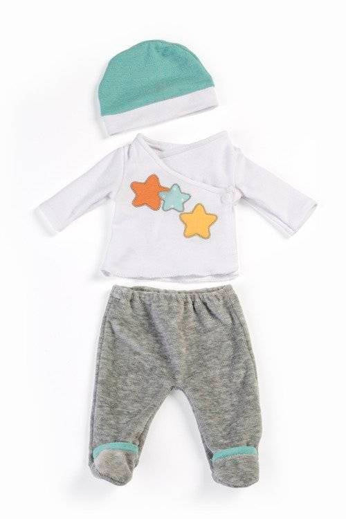 Winter Pajamas Set for 38cm Miniland Dolls