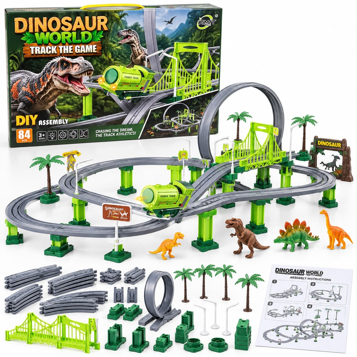 Dinosaur World Track Set