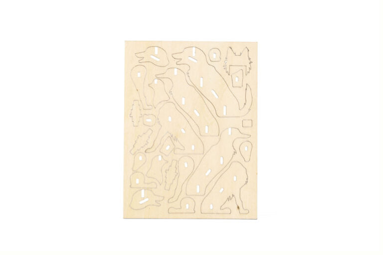 3D Wooden Puzzle - Dog