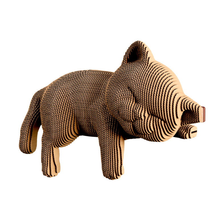 3D Kittens Trio Cardboard Sculpture Puzzle
