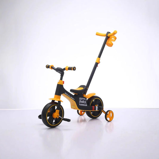 Kids’ 3-in-1 Tricycle with Push Handle