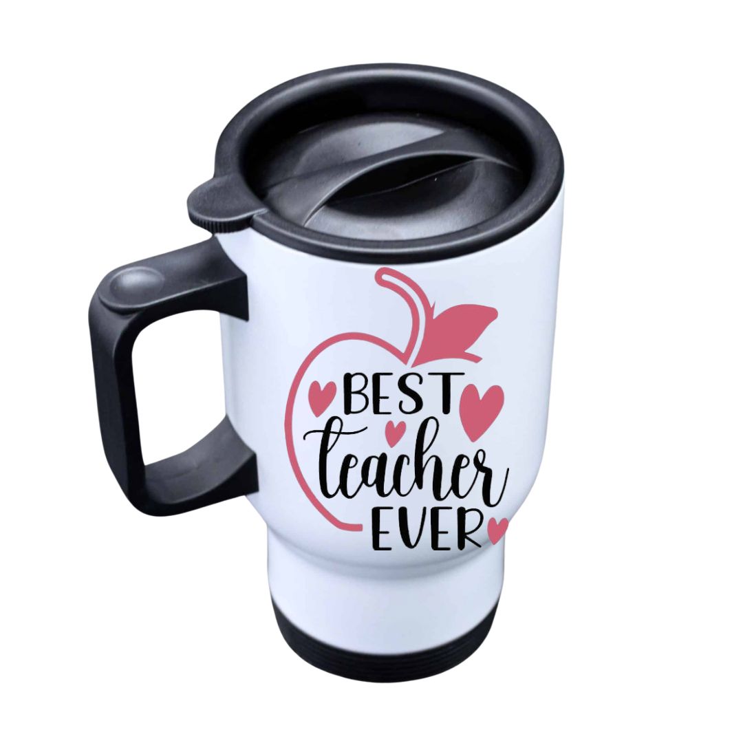 Personalised Teacher-Themed Stainless Steel Travel Mug