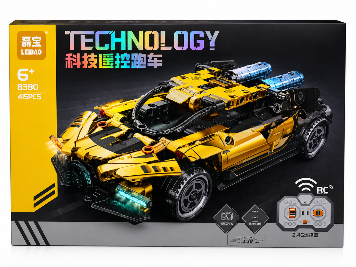 415-Piece Remote-Controlled Technology Super Car