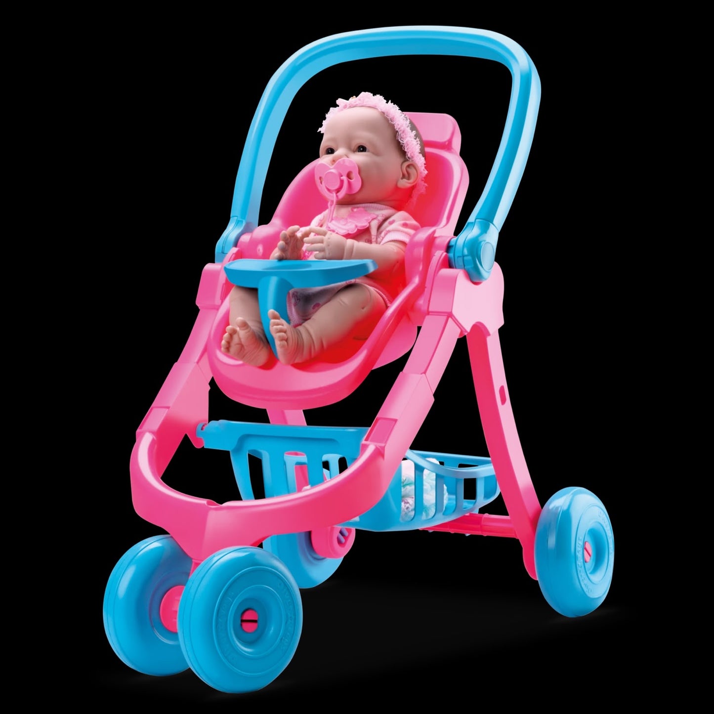 3in1 Doll Stroller & Carrier Set