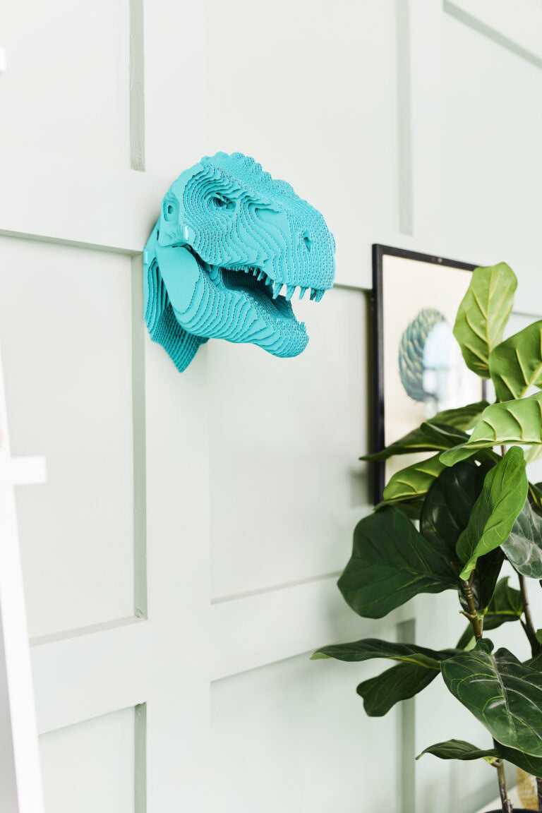 3D Wall Mountable Dinosaur Cardboard Structure Puzzle