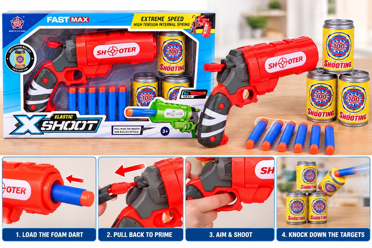 Fast Max X Shoot Foam Dart Blaster Set