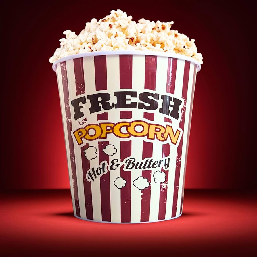 Retro Popcorn Bowl