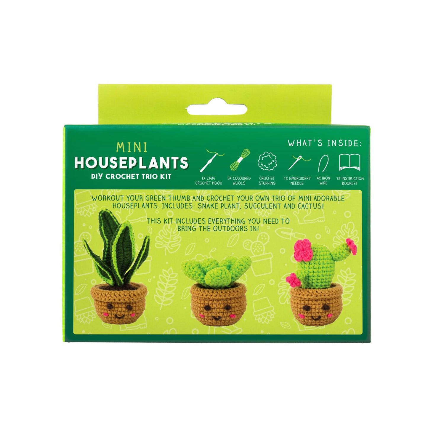 Mini Houseplants Crochet Kit