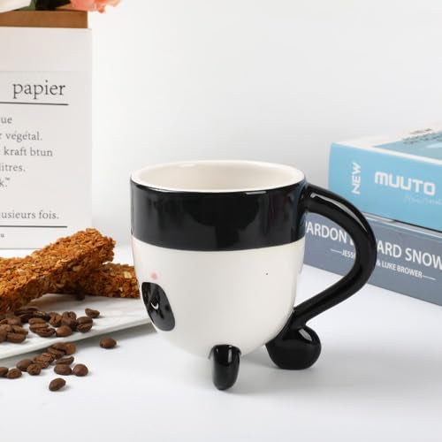 Panda Ceramic Up & Down Mug