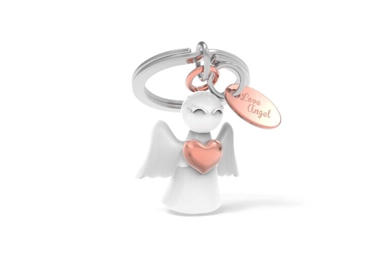 Stainless Steel Keyring - Love Angel